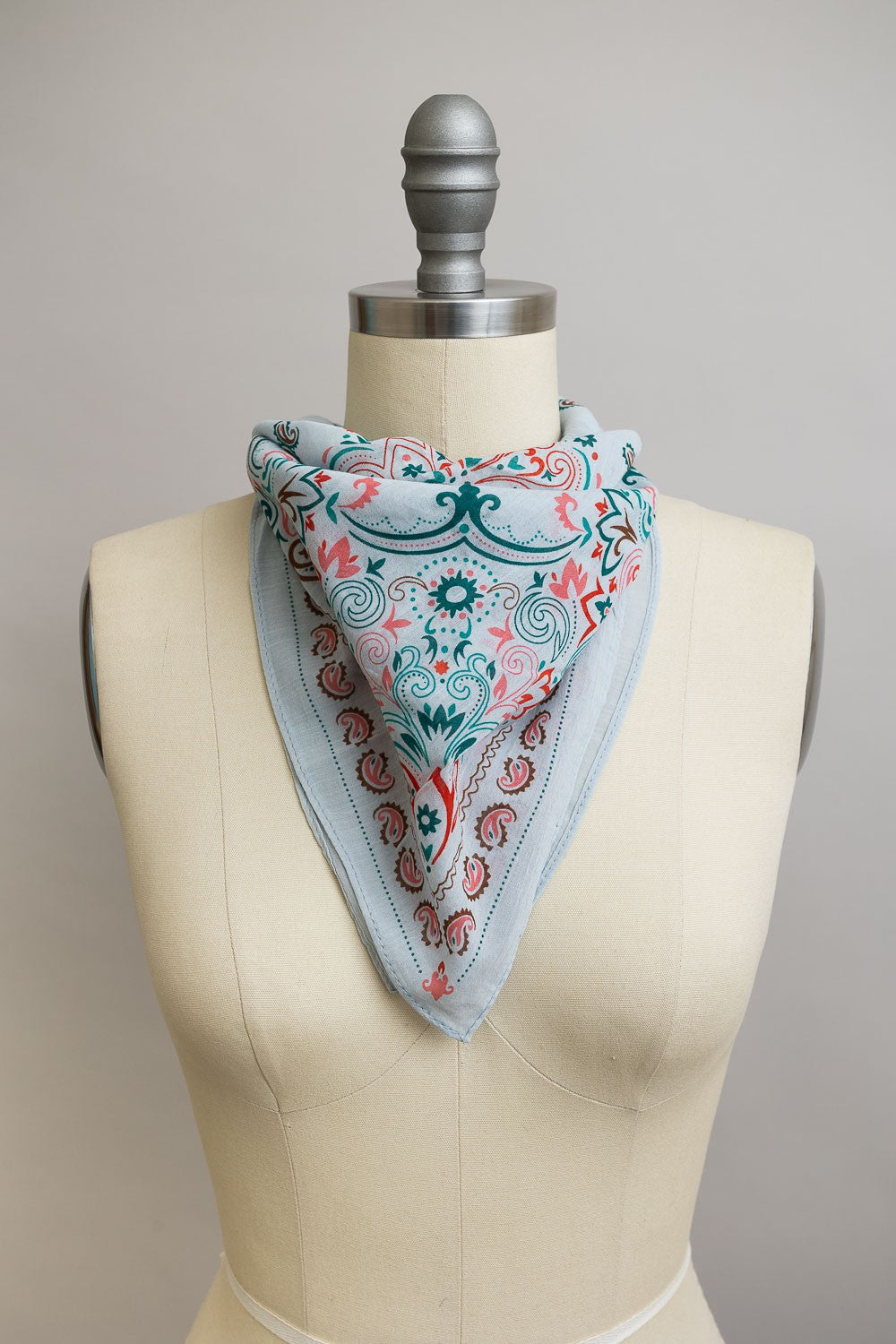 Paisley Bandana Teal