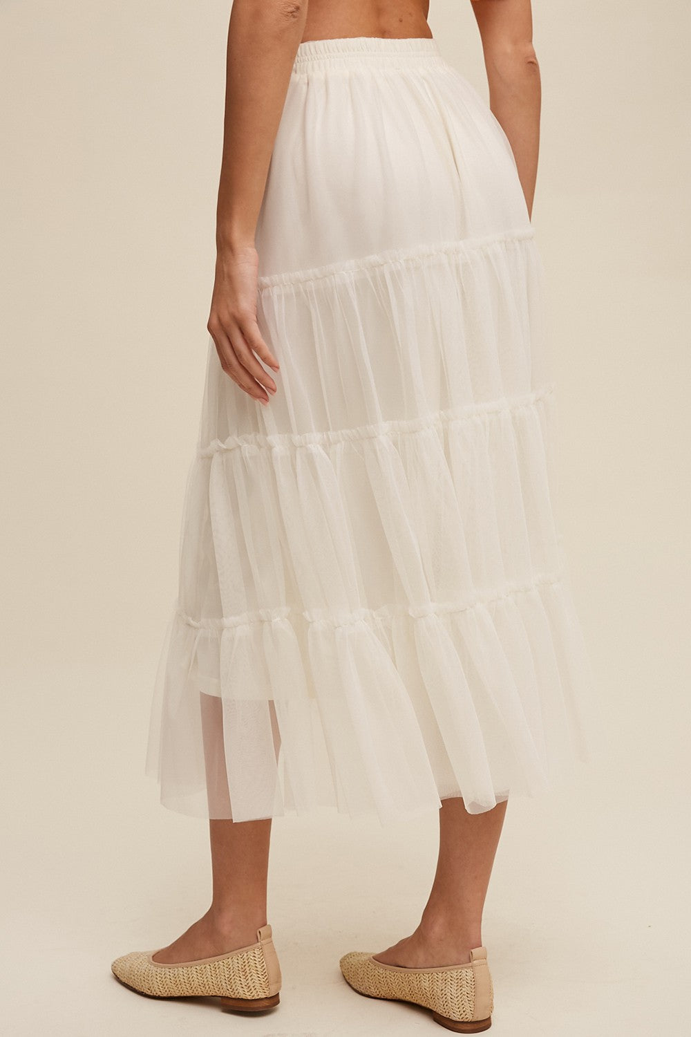 Candied Tulle Skirt Ivory